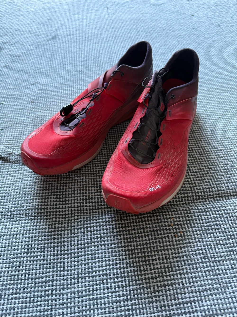 Salomon S/Lab Ultra 2 Men's Red and Black Trail Running Shoes - Size 11.5